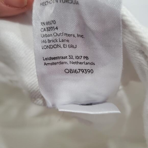 Maeve Anthropologie Pants Womens 29 White Colette Wide Leg Crop Denim - Picture 8 of 14